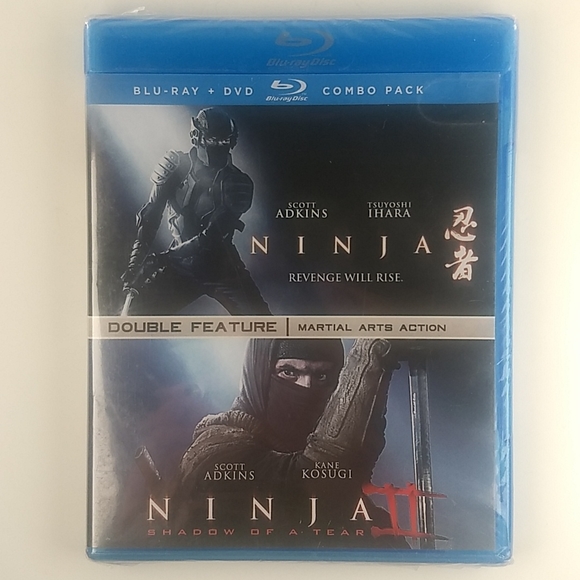Factory Sealed Double Feature: Ninja & Ninja 2,  Blu Ray/DVD Combo Set - Picture 10 of 10